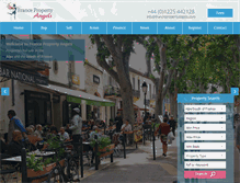 Tablet Screenshot of francepropertyangels.com